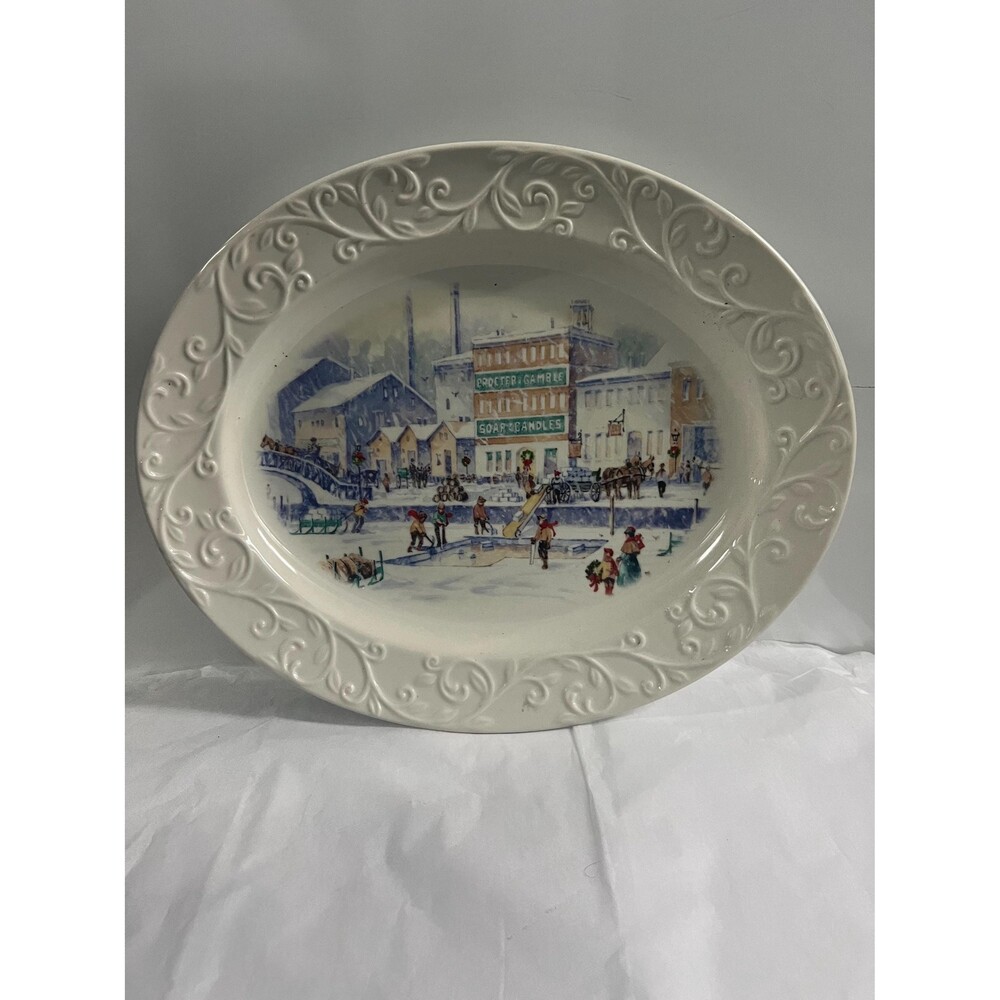 2011 Proctor & Gamble 16" Christmas Dinner Platter, CINCINNATI, OH